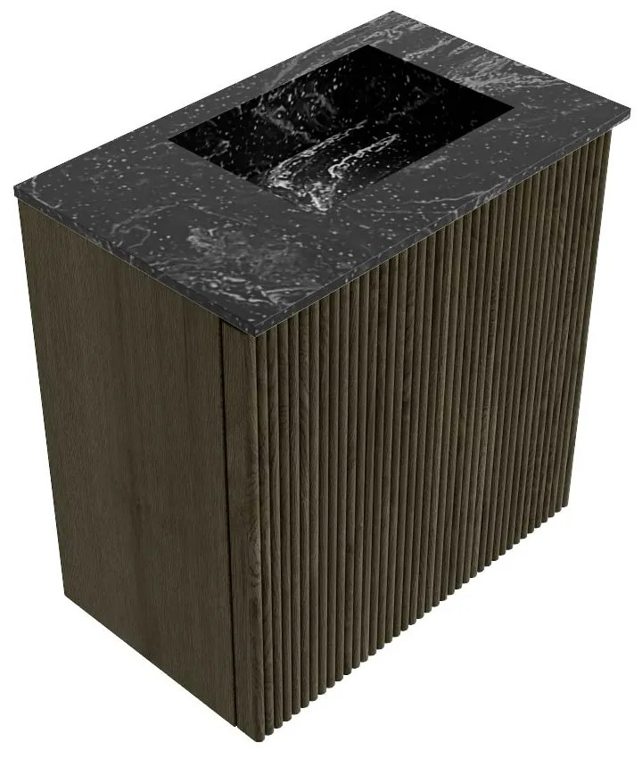 Mondiaz Joya DLux 40cm toiletmeubel shadow met wastafel faye rechts zonder kraangat lava