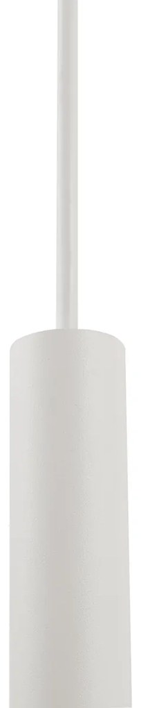 Modern railsysteem met 3 hanglampen wit 1-fase - Slimline Keno G9 Binnenverlichting Lamp