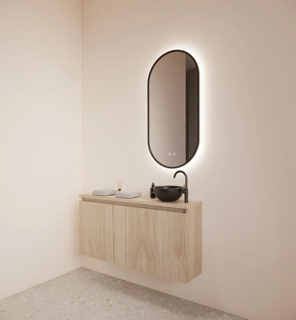 Gliss Design Echo toiletmeubel 100cm kastanje