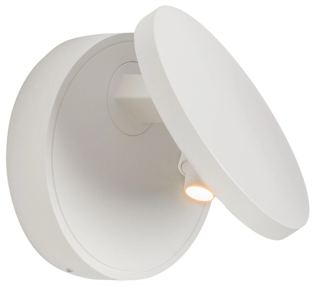 Absinthe by dmlights - Wandlamp Fiska Wit Metaal