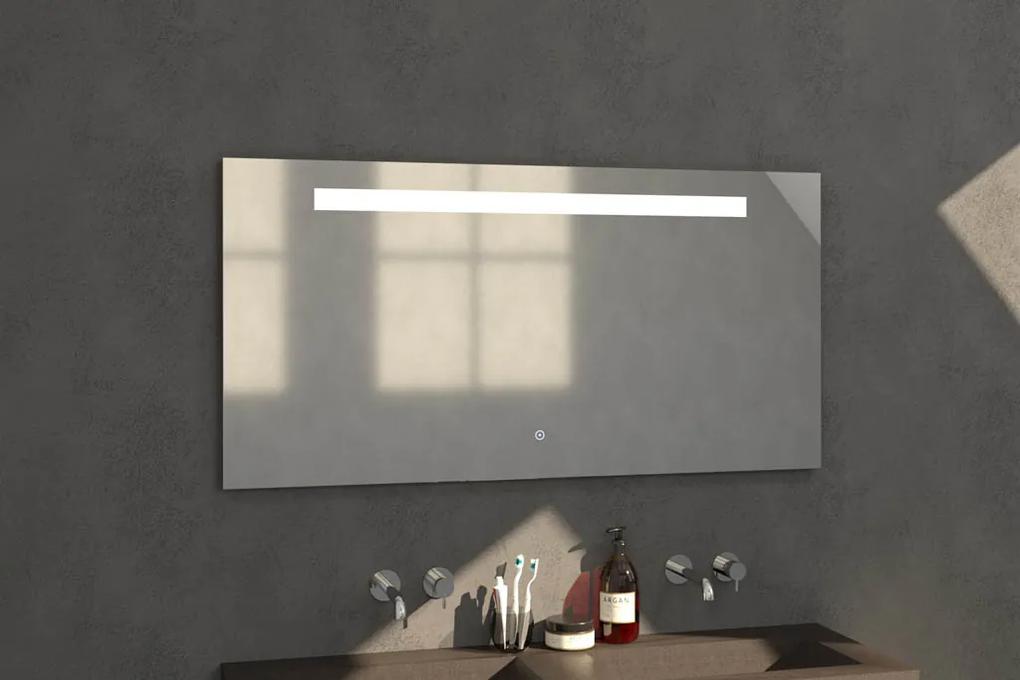 Sanituba Light spiegel 140x70 met LED verlichting Aluminium Geborsteld