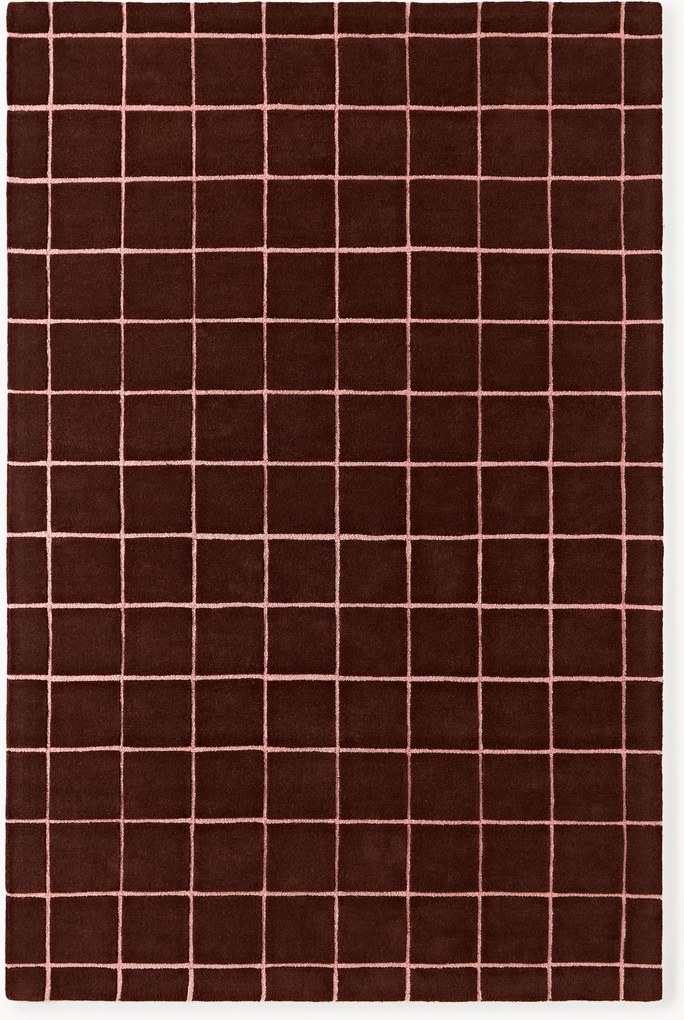 Handgetuft hoog-laag wollen vloerkleed Kallie