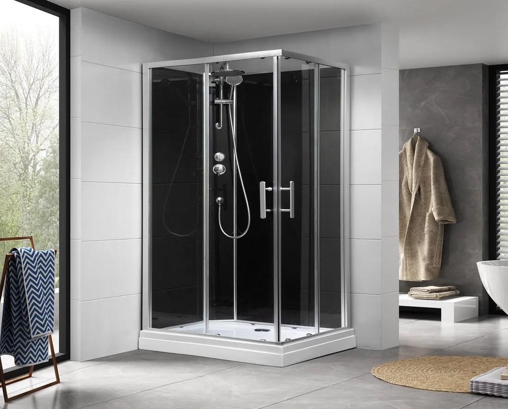 Aqualine Granvik complete douchecabine 120x80x215cm