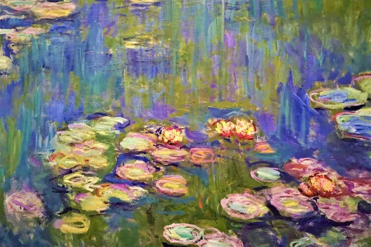 Kunstreproductie Water Lilies, Claude Monet