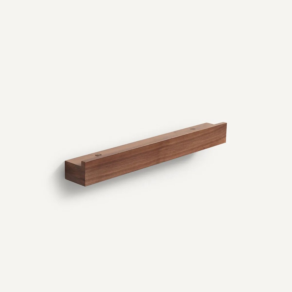 Wandplank in notenhout l55 cm, dagane