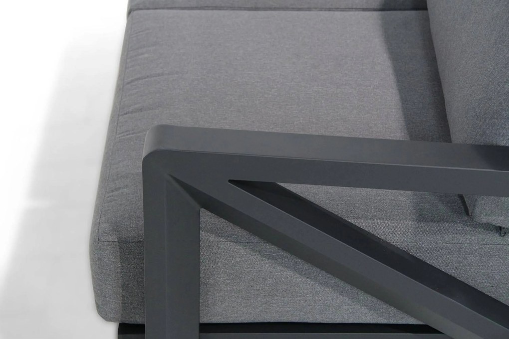 Hoek loungeset 7 personen Aluminium Grijs Santika Furniture Santika Cinta