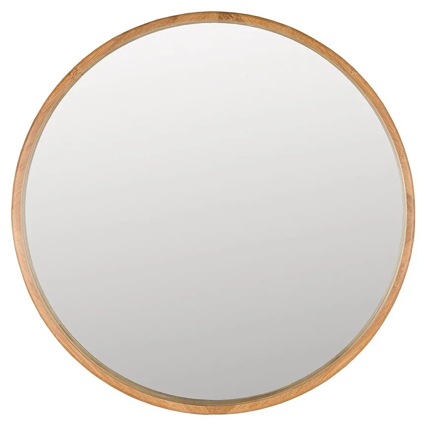 Dutchbone Caroun Ronde Spiegel Van Bamboe 60 Cm - 60x4cm