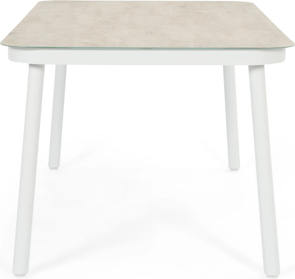 Dining Tuintafel rechthoekig 160x90 cm Wit Tavona