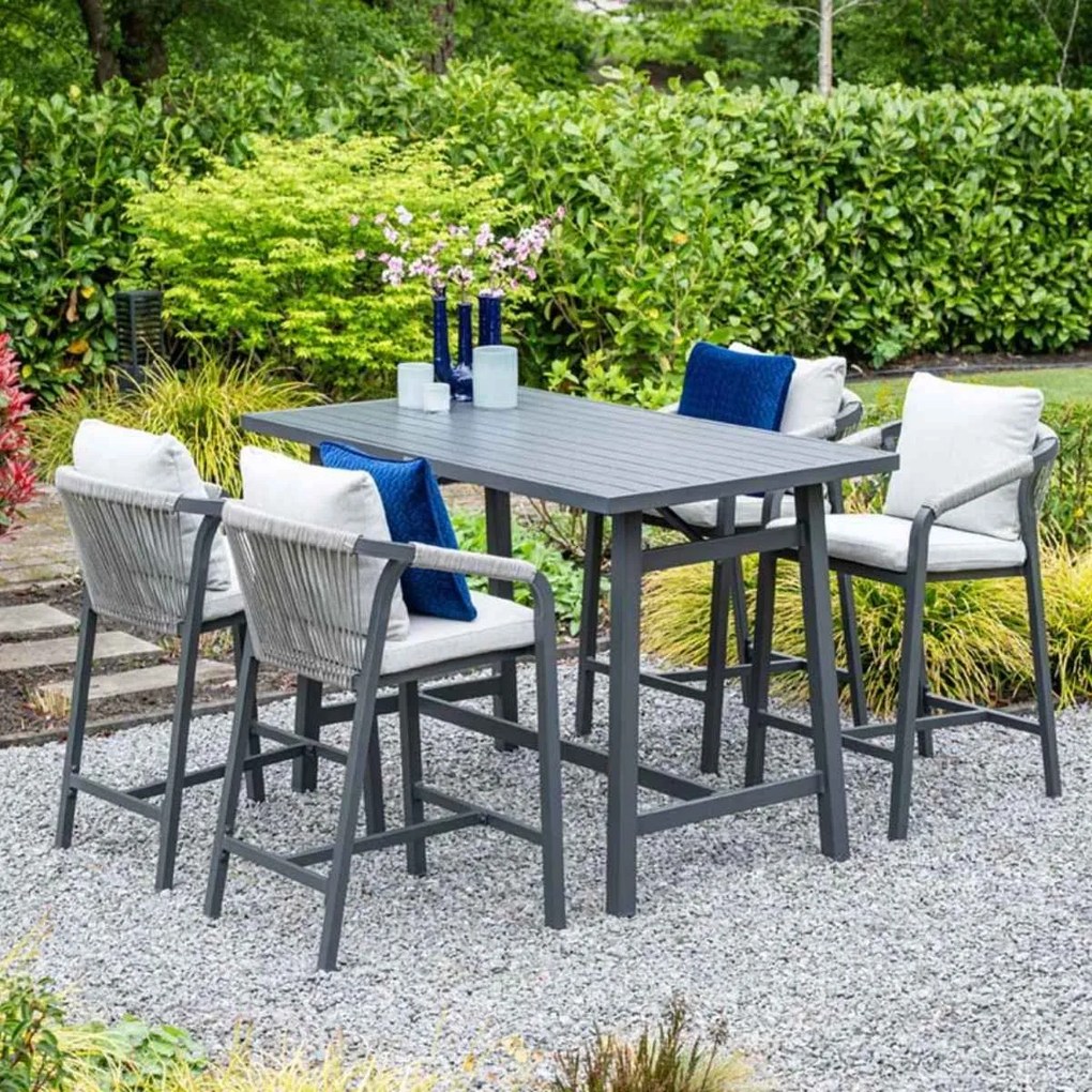 Garden Impressions Tarera bar tuinset 5-delig - donker grijs