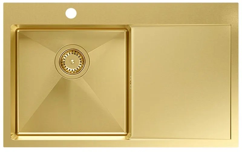Stalen spoelbak RUSSEL 111 Gold