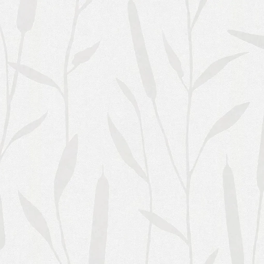Noordwand Topchic Behang Reed Plumes metallic wit
