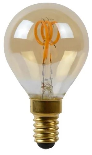 Lucide Bulb dimbare LED lamp 2200K E14 3W 4.5cm amber