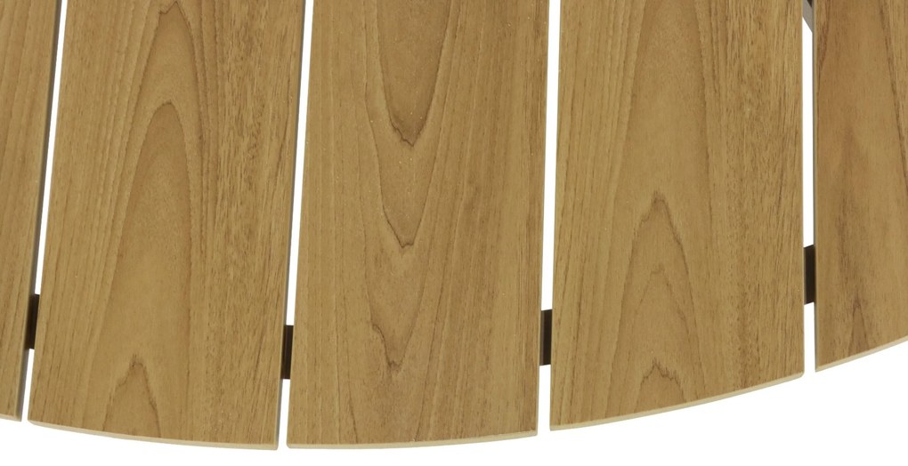 Tuinset Ronde Tuintafel 4 personen 125 cm Aluminium Zand/Beige  Lifestyle Garden Furniture Ultimate/Ancona