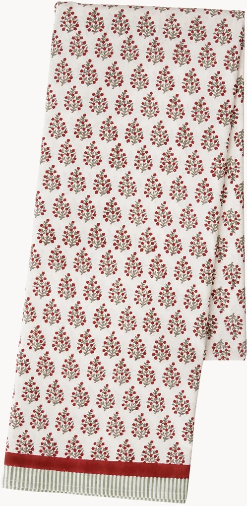 Handgemaakte katoenen rechthoekige tafelkleed Samira