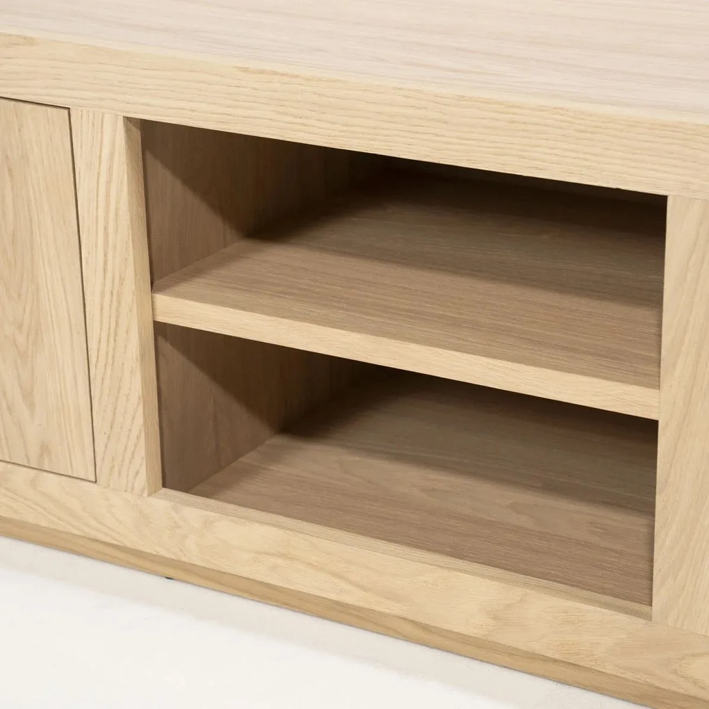 Tv-meubel Naturel Eiken 200 Cm - 200x42x45cm.
