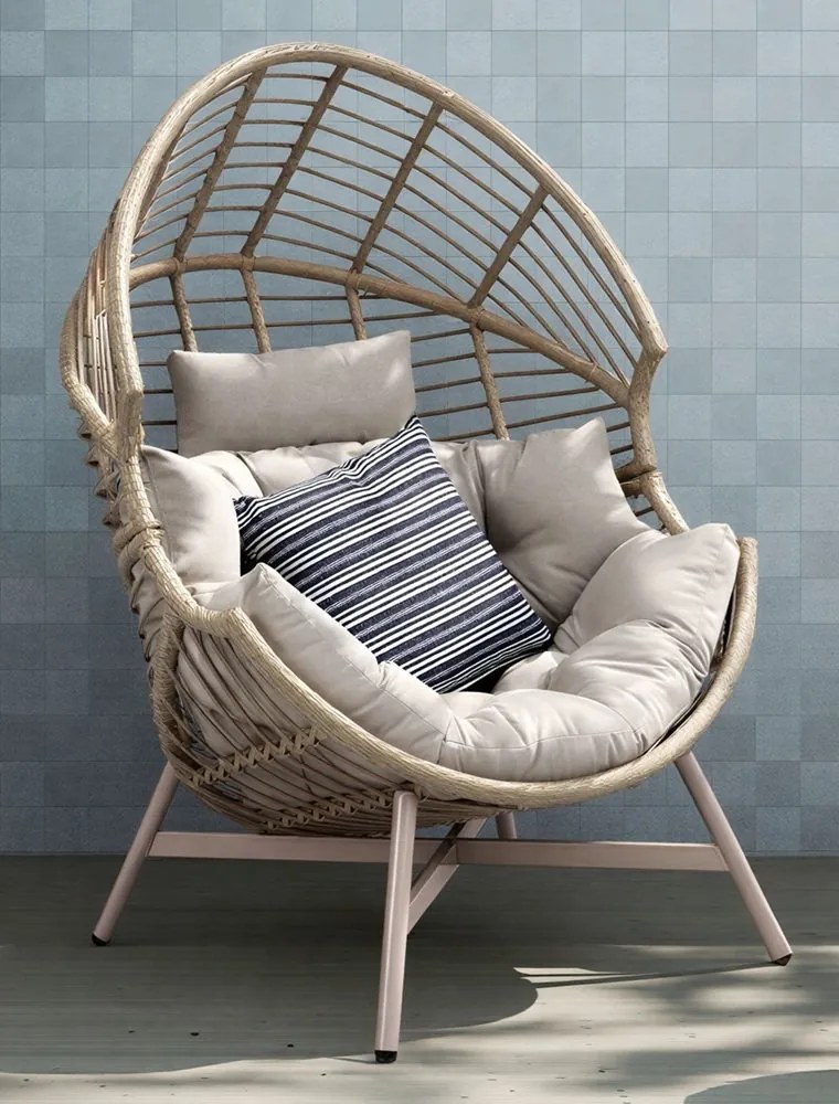 Aluminium ligbed Tulum Garden Point beige