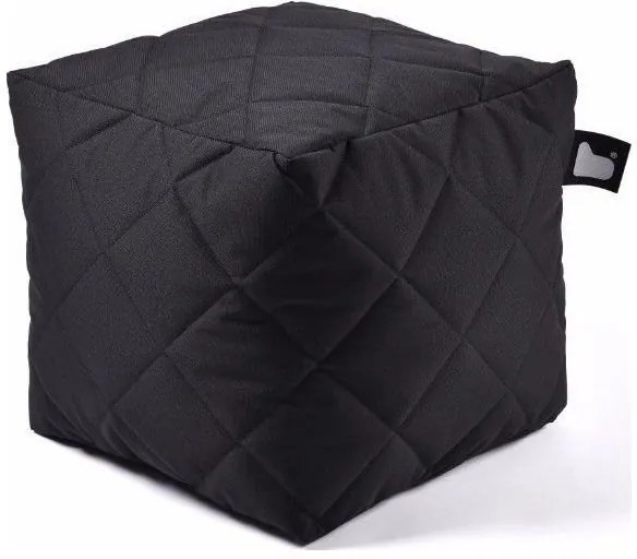 B-Box Outdoor Quilted Poef - Zwart