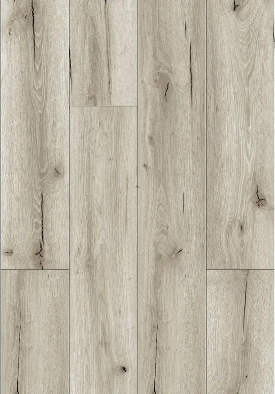 Mexen Wirginia vinyl panelen 1227 x 187 mm LVT Dryback 2,5 mm, PVC onderlaag, 4 V-groef, Eik - F1305-1227-187-255-4V1-01