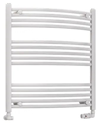 Eastbrook Wendover gebogen handdoekradiator 75x80cm 439W wit glans