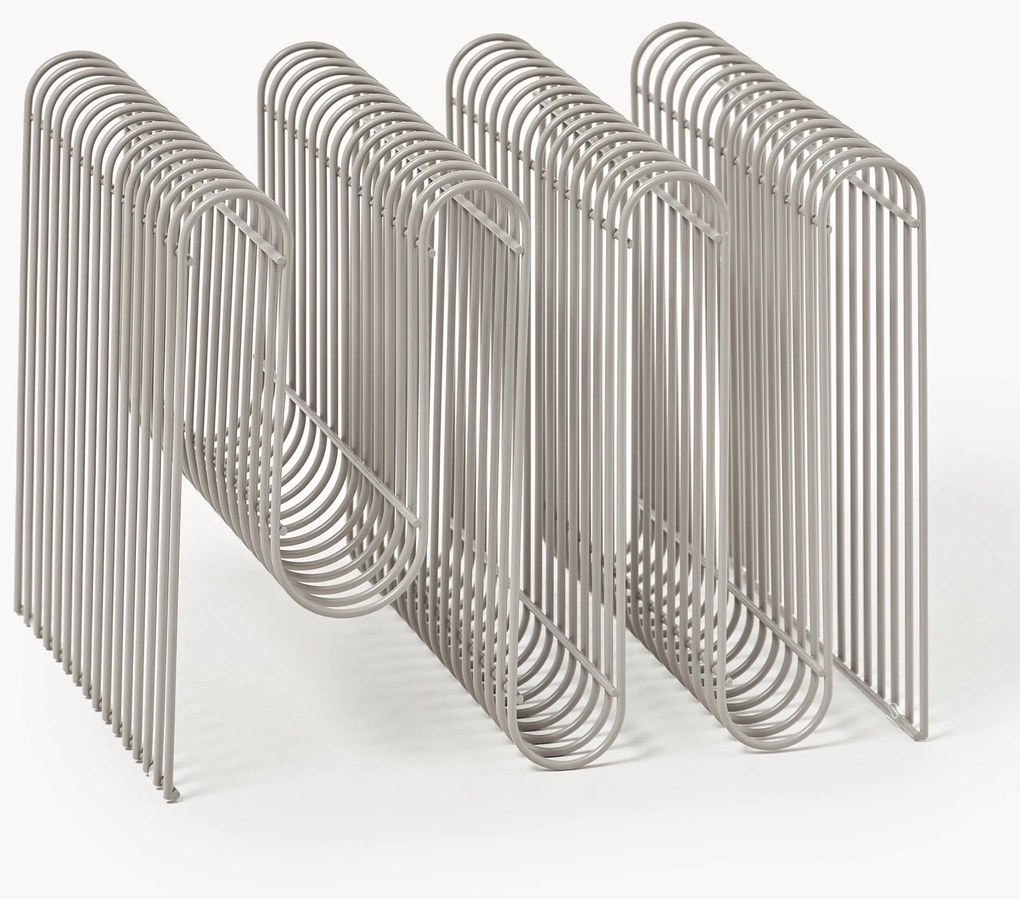 Metalen tijdschriftenhouder Curva