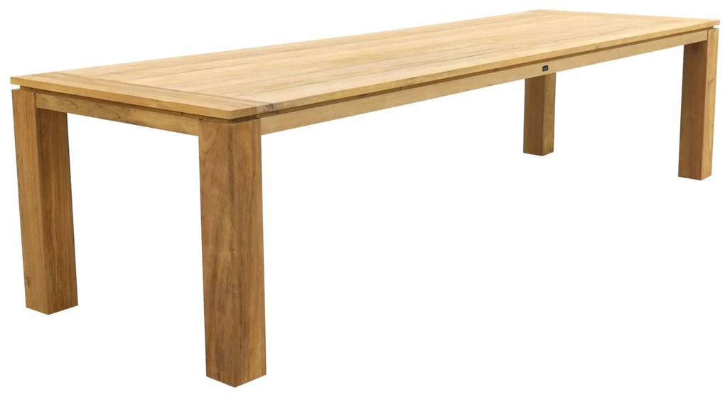 Rome teak tuintafel 320 x 100 cm. - Natural brown OP=OP