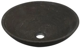 Plieger Stone waskom opbouw Ø40x12cm antraciet