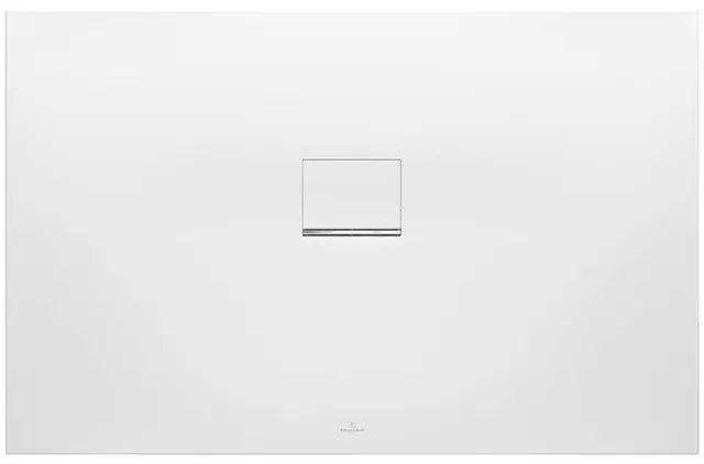 Villeroy & Boch Squaro Infinity kunststof douchebak quaryl rechthoekig 140x90x4cm mat wit UDQ1490SQI2V-RW