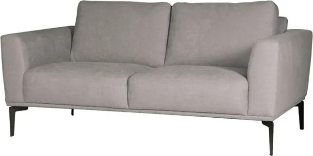 2 zitsbank - Tulp - stof Sorro lichtgrijs 90