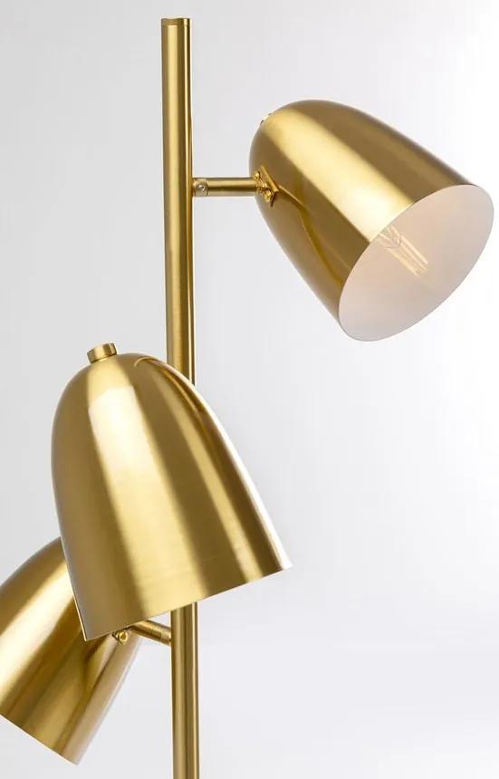Kare Design Dr No Triples Gold Vloerlamp 3-lichts - Goudkleurig Metaal