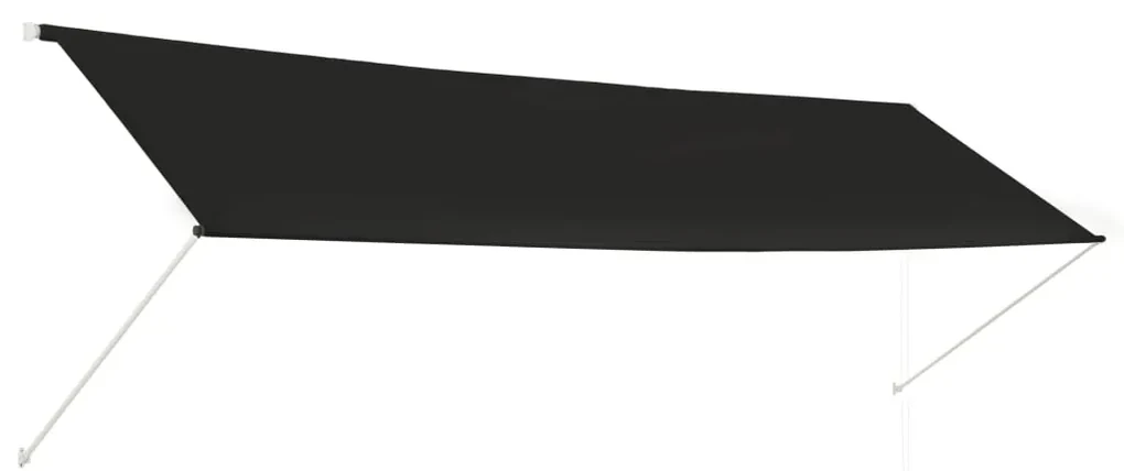 vidaXL Luifel uittrekbaar 400x150 cm antraciet