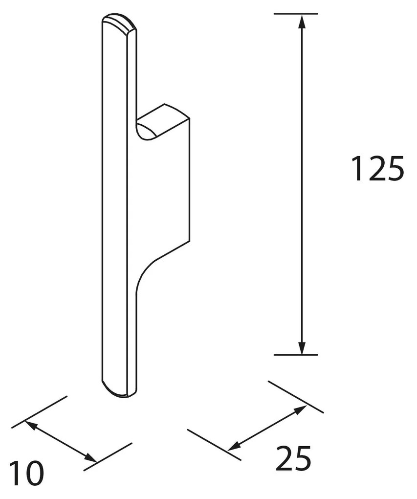 Muebles Bibi meubelgreep zwart mat