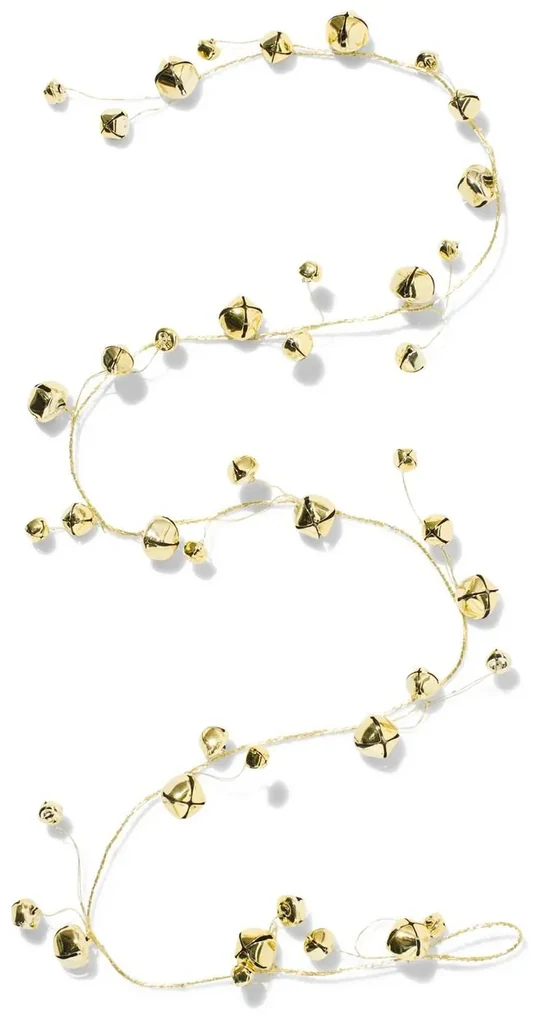 HEMA Slinger Met Belletjes 1.5m Goud (goud)