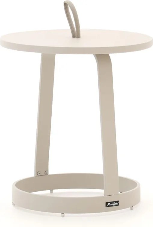 Bijzettafel tuin Manifesto  | Rond  | Tuintafel Aluminium | Ø47cm | Kees Smit Tuinmeubelen