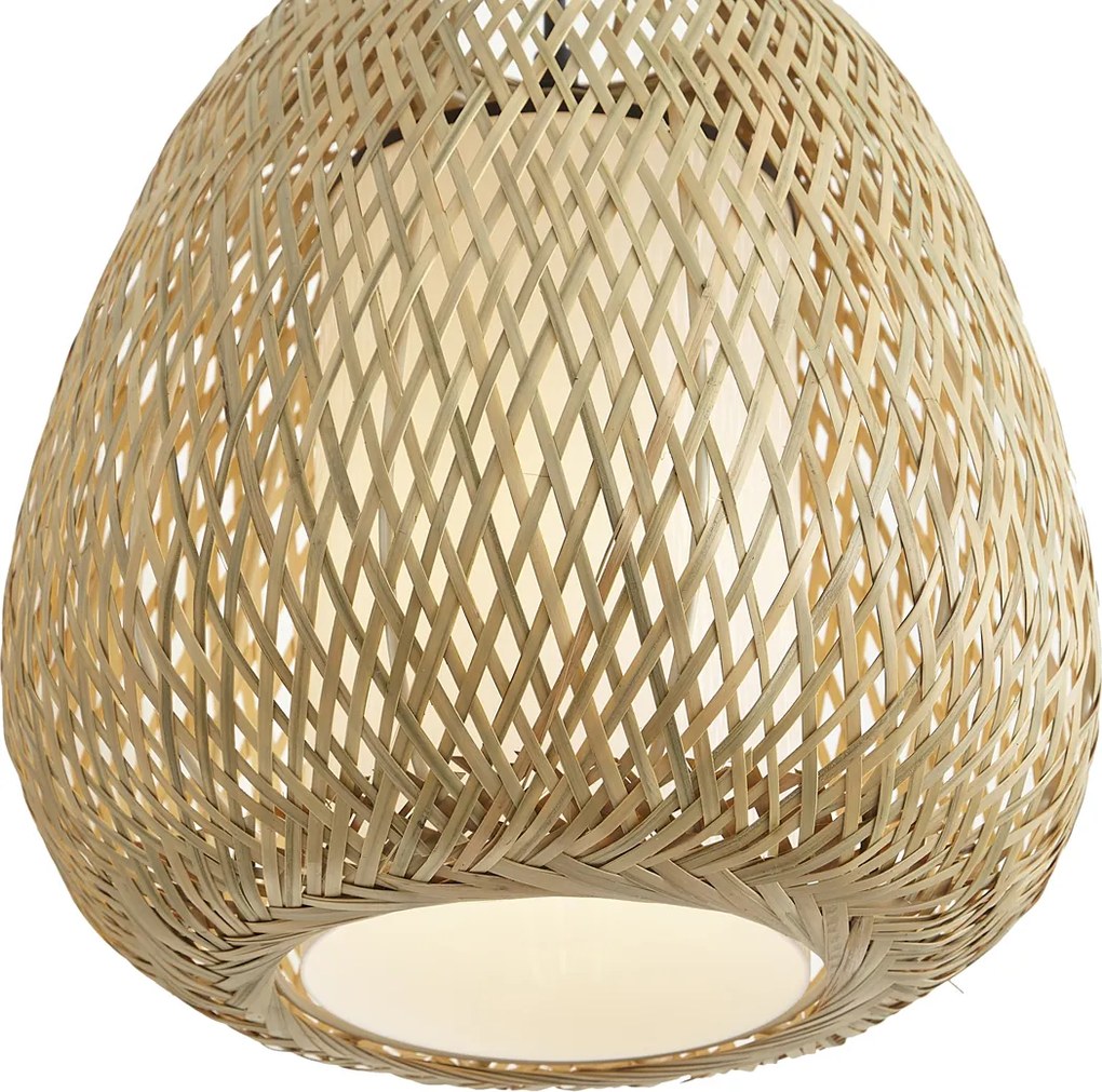 Japandi hanglamp bamboo 32cm IP44 - Moana