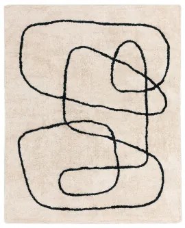 Rechthoekig Katoenen Vloerkleed Edith 150 X 190 Cm - Sklum