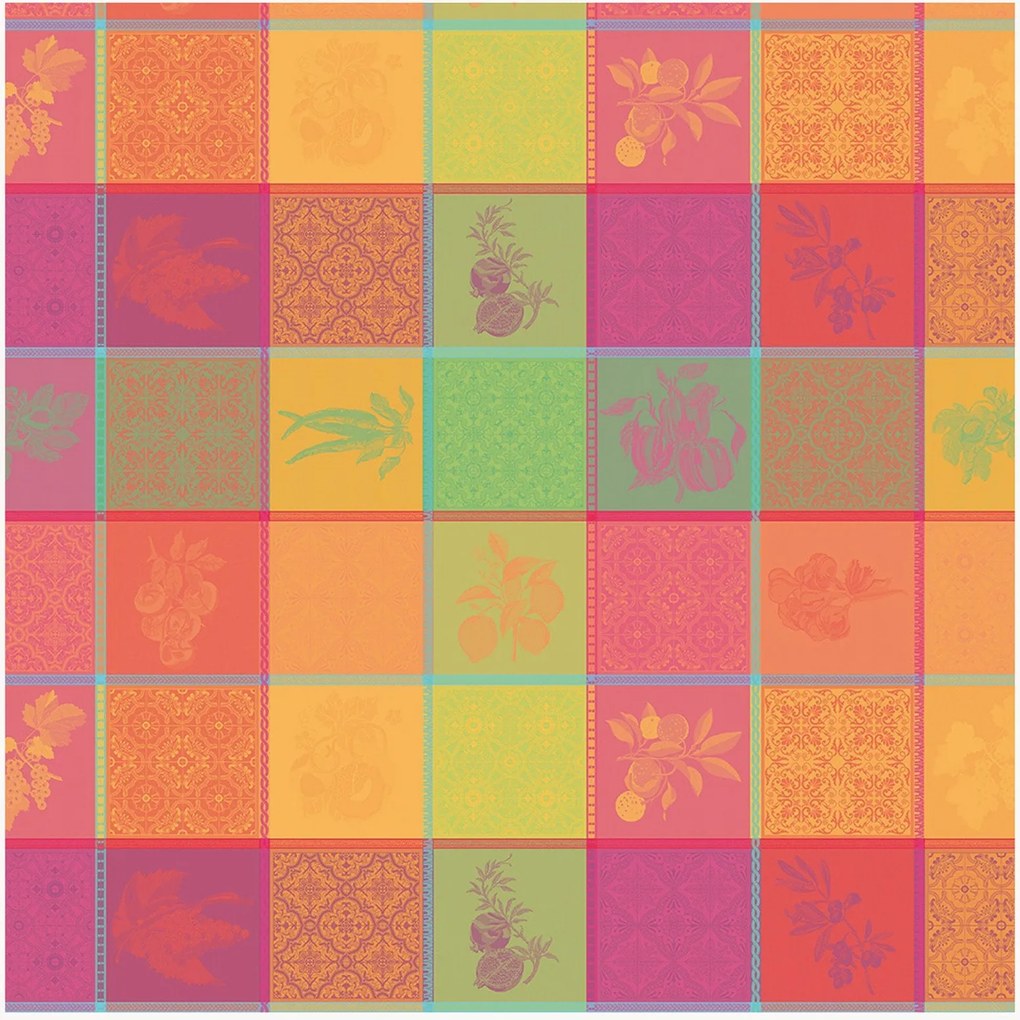 Katoenen tafellaken Mille Tutti Frutti met jacquardweefsel