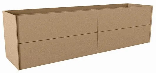 Mondiaz TENCE wastafelonderkast - 180x45x50cm - 4 lades - push to open - softclose - Oro M37179Oro