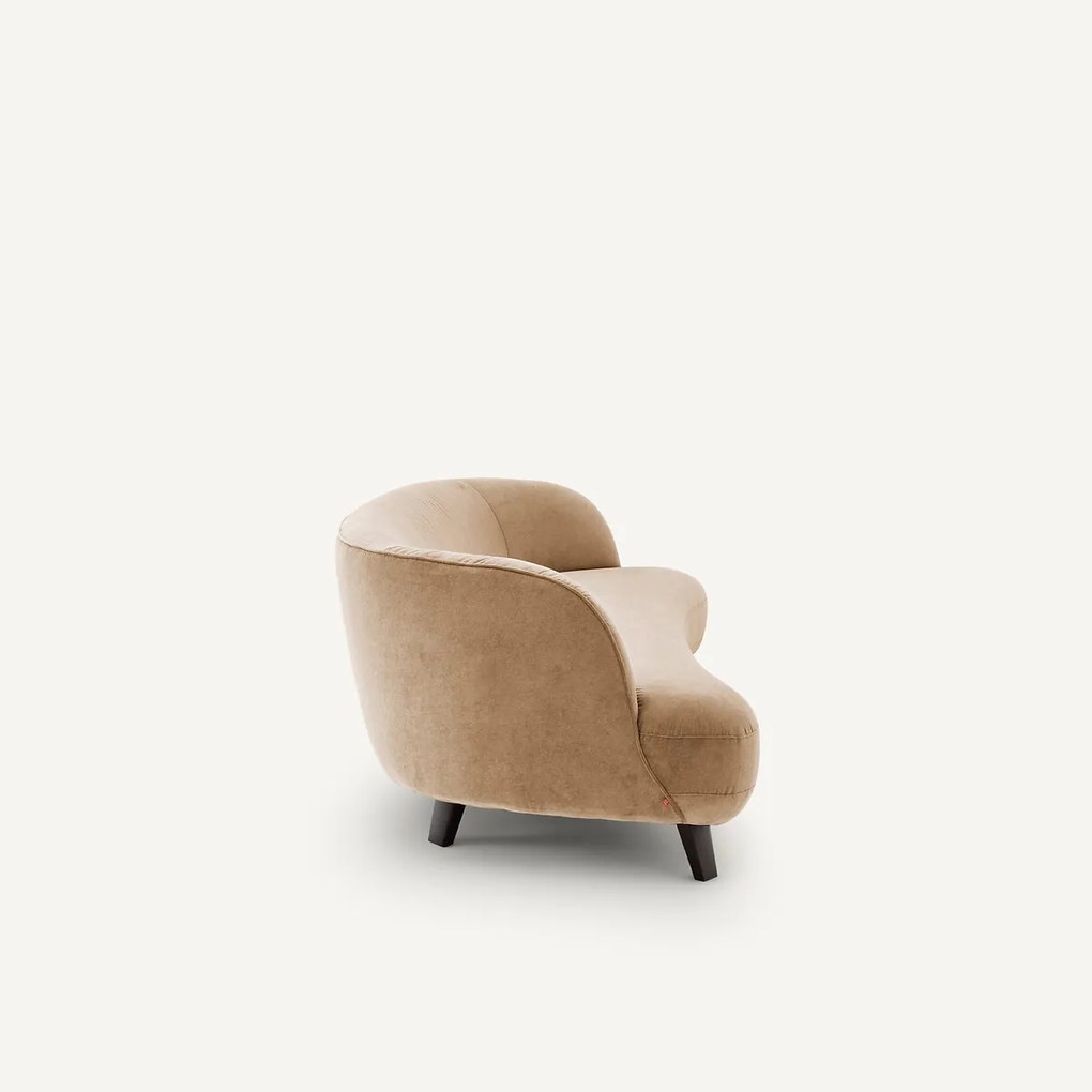 5-zitsbank in stonewashed fluweel, Rosebury design E. Gallina