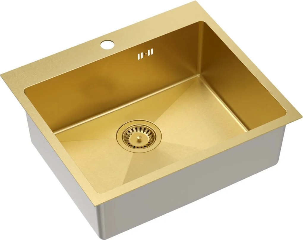 Stalen spoelbak RUSSEL 110 Gold