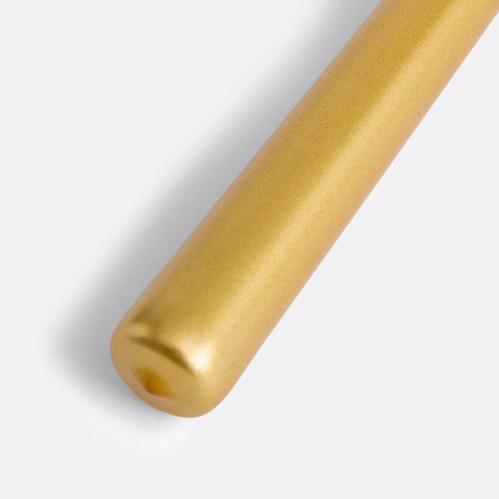 Set van 12 gladde kaarsen H25 cm, Caspar