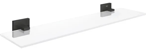 GROHE Start Cube QuickFix Planchet - 53x14.6cm - glas - mat zwart 411092430