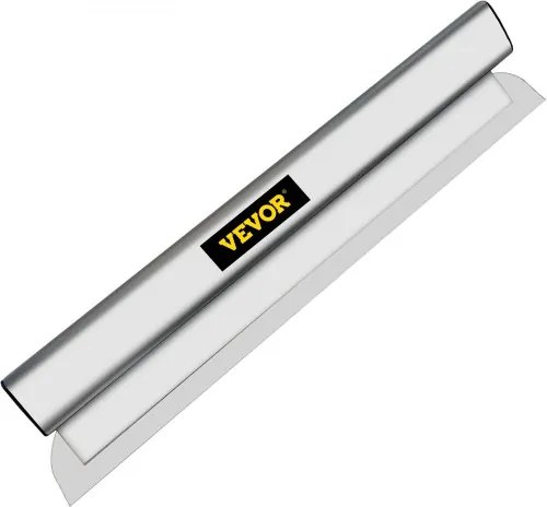 VEVOR Gipsplaten Afschuimmes, 100 x 13,8 x 5,4 cm Plamuurmes, 1,38 kg Gipsplaten Skimming Blade, 0,5 mm Bladdikte Skimming Troffels, RVS Gladmakende Spatel voor het Pleisteren van Wanden en Plafonds
