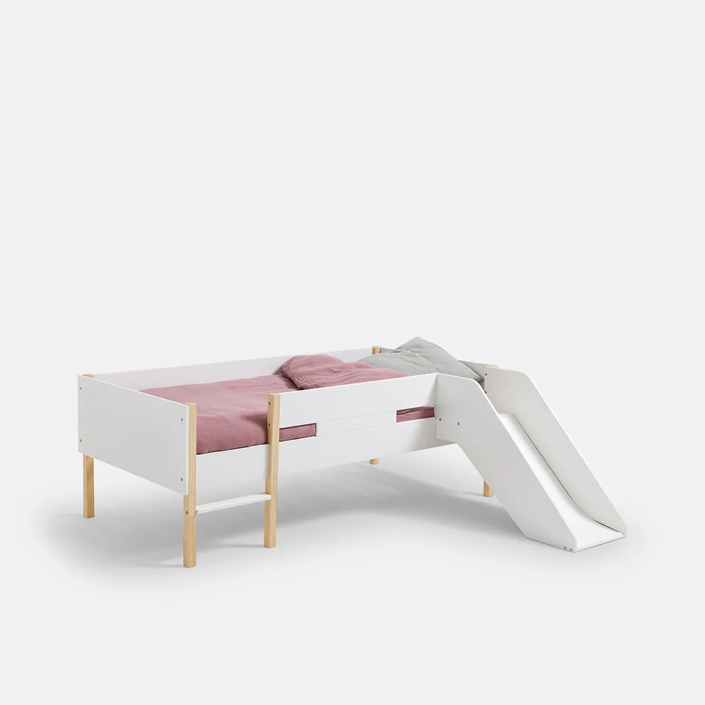 Halfhoog bed met glijbaan, Caume