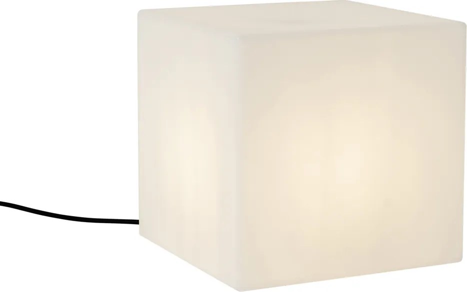 Smart buitenlamp wit 30 cm vierkant incl. LED A60 IP44 - Nura