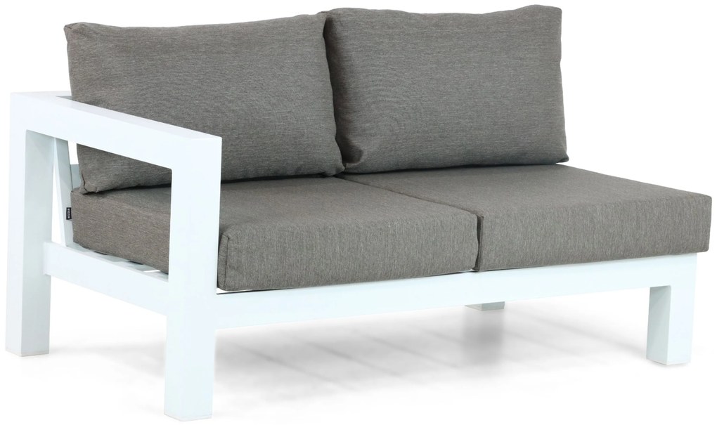 Hoek loungeset 5 personen Aluminium Wit Lifestyle Garden Furniture Luca
