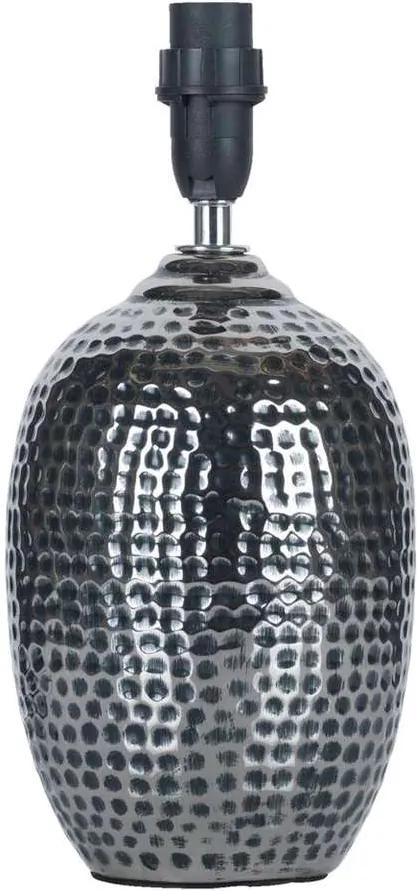 Voet tafellamp Hammer - zilverkleurig - 21,5 cm - Leen Bakker