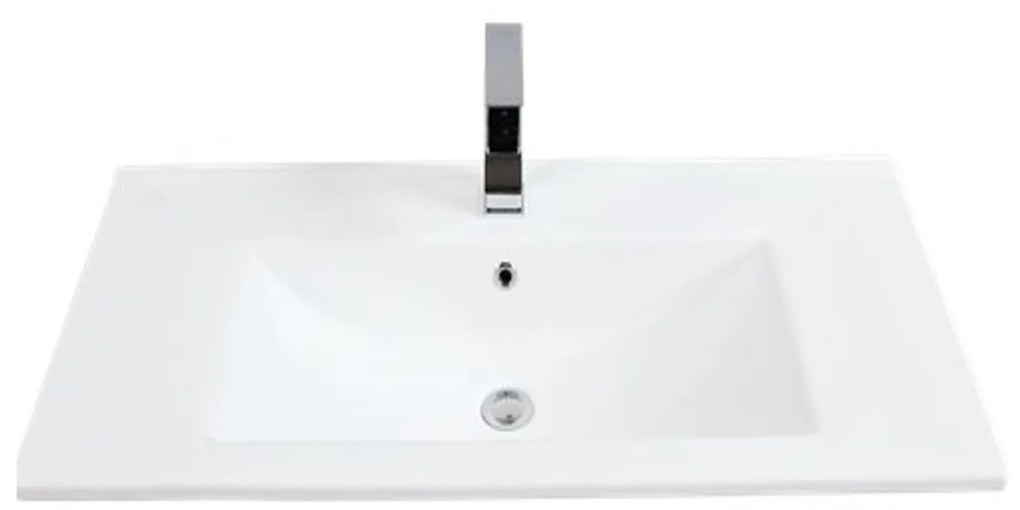 Sanicare Q6 badkamermeubel met 3 laden 100 cm hoogglans wit