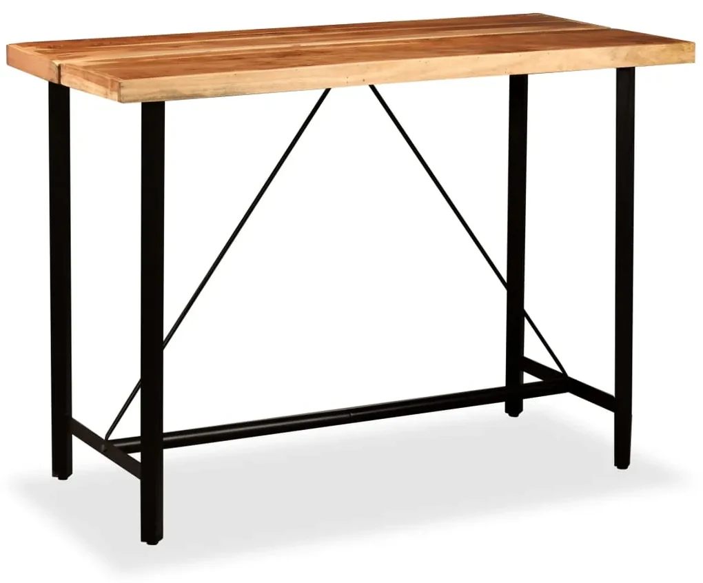 vidaXL 7-delige Barset massief acaciahout en gerecycled hout
