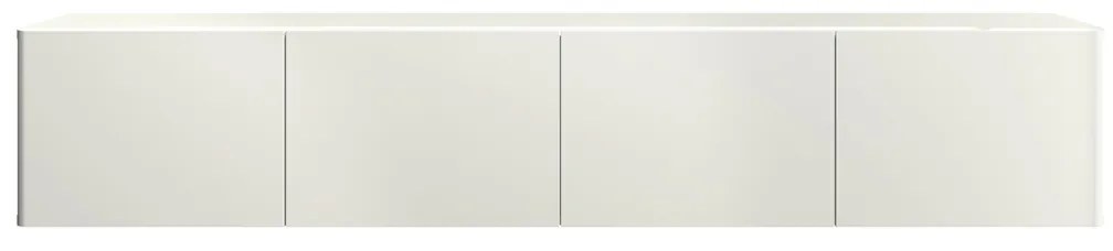 Zwevend Tv-meubel Wit 194 Cm - 194x35.5x35cm.
