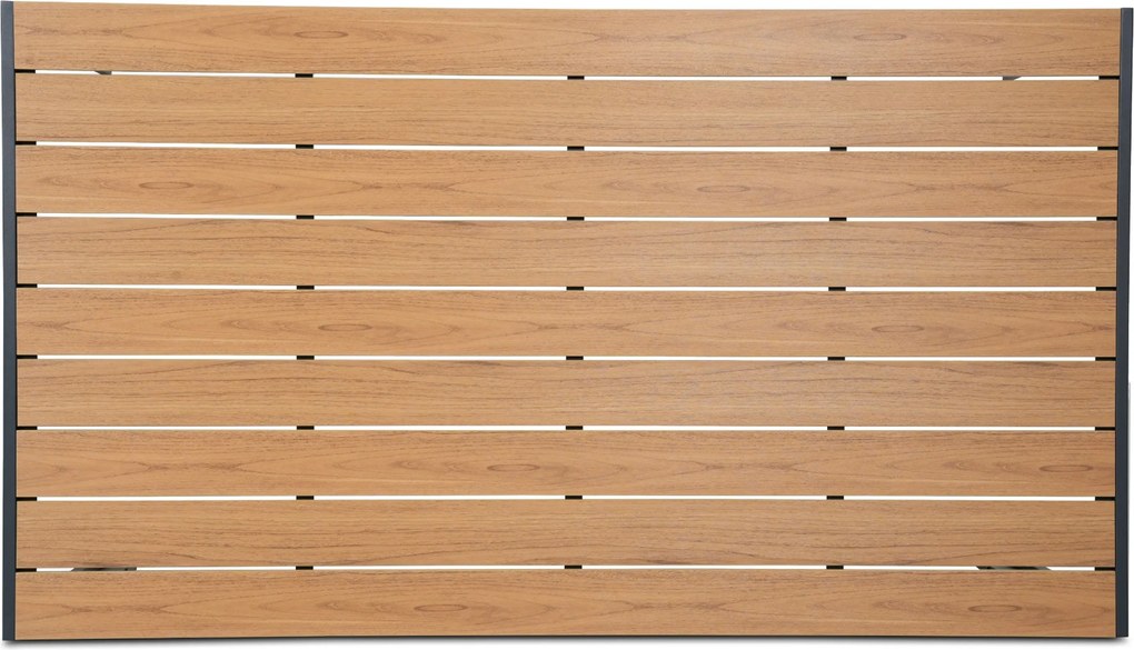 Tuinset 4 personen 150 cm Kunststof Grijs Domani Furniture Alba/Creta